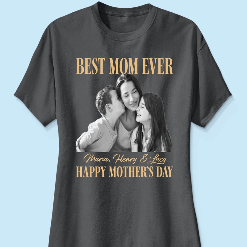Trending Vintage Best Mom Ever - Personalized Shirt - Mother's Day Gift For Mom