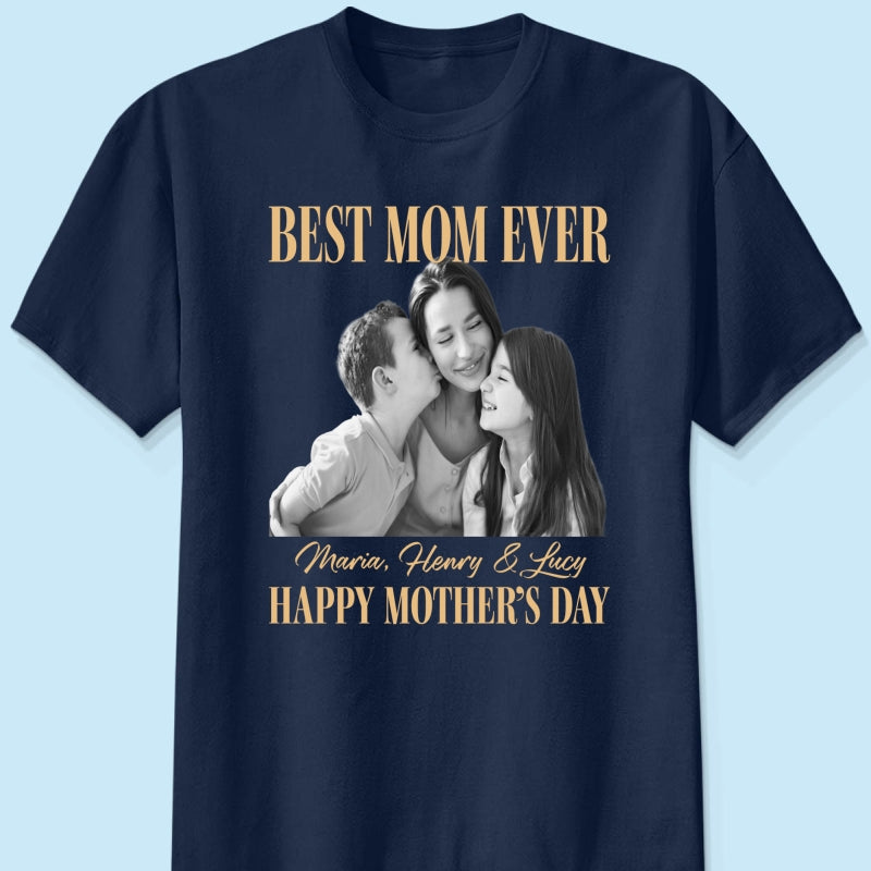 Trending Vintage Best Mom Ever - Personalized Shirt - Mother's Day Gift For Mom