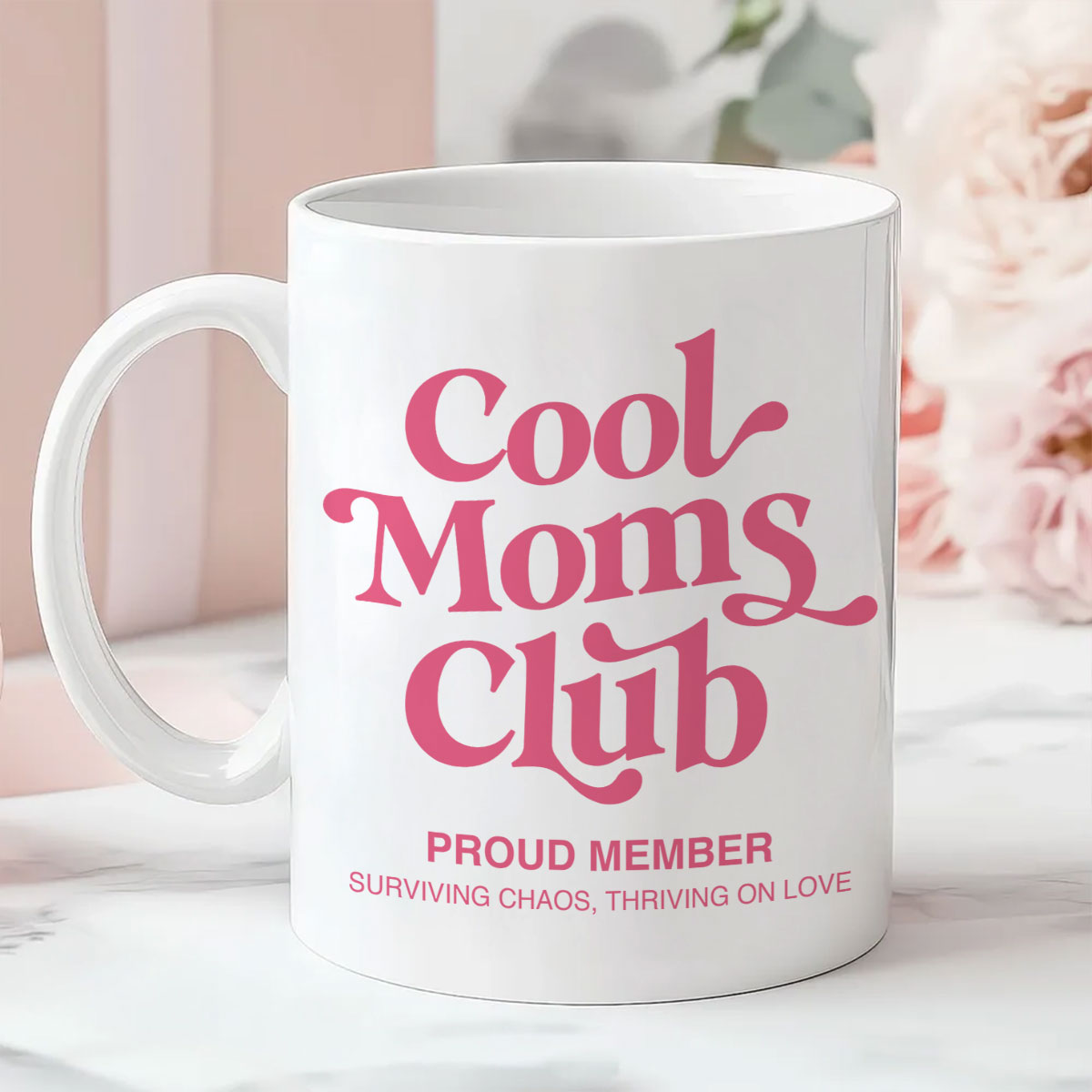 Cool Mom Club Proud Member - Personalized Mug - Mother's Day Gift for Mom, Wife