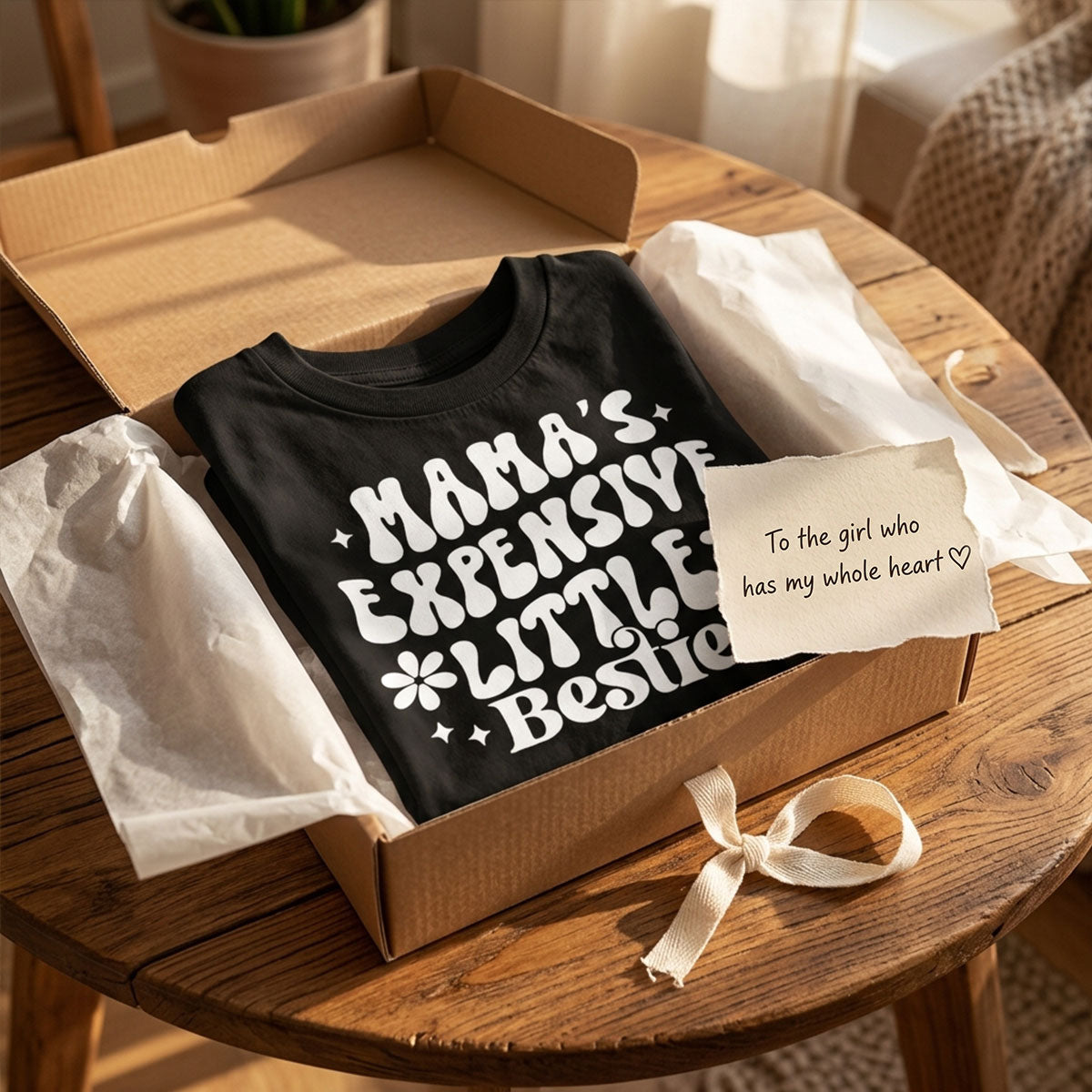 Mama's Expensive Little Bestie Funny Shirt For Kid