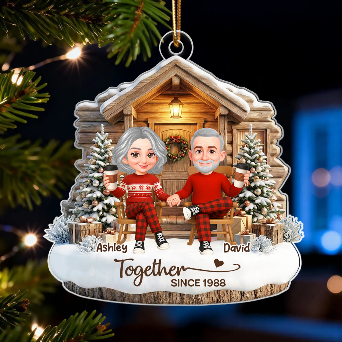 Couple We Got This - Personalized Acrylic Ornament - Christmas Gift for him, for her