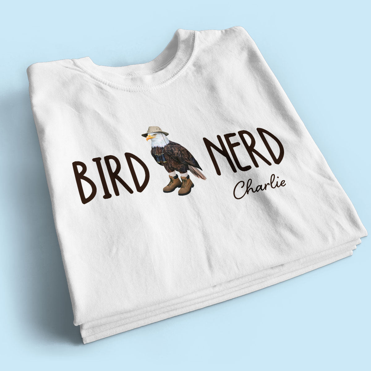 Bird Nerd - Personalized Shirt - Gift for Bird Lover, Birdwatcher, Bird Watching Gifts