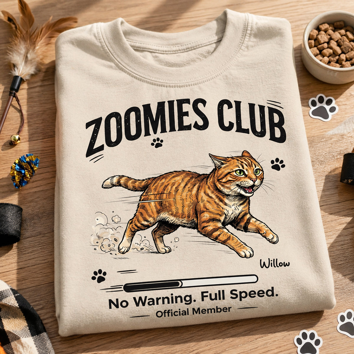 Zoomies Club Official Member Custom Pet Photo - Personalized Shirt - Funny Gift For Dog Cat Lover