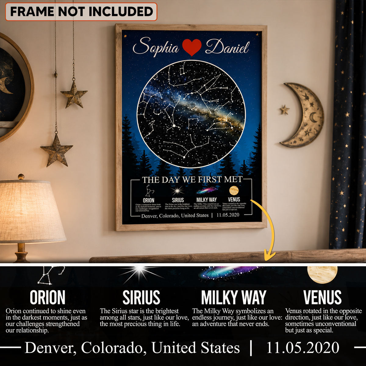 Trending Star Map By Date Couple - Personalized Poster - Anniversary Gift, Gift For Him, Her