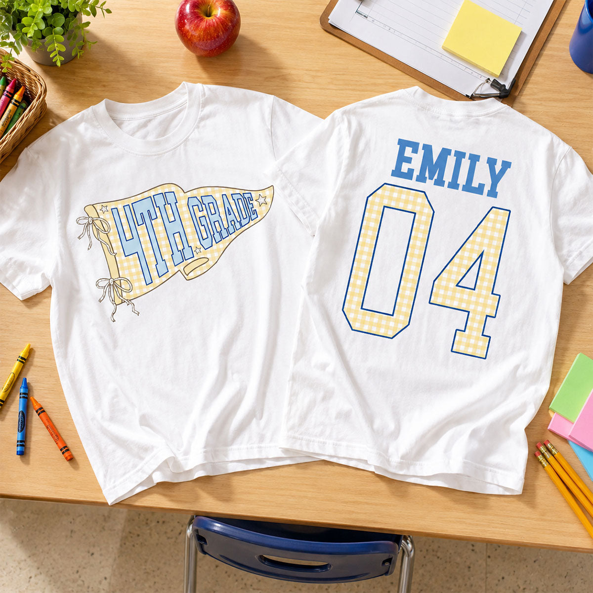 Teacher Team Grade Level - Personalized Double-Sided Shirt - Back To School Gift For Teacher