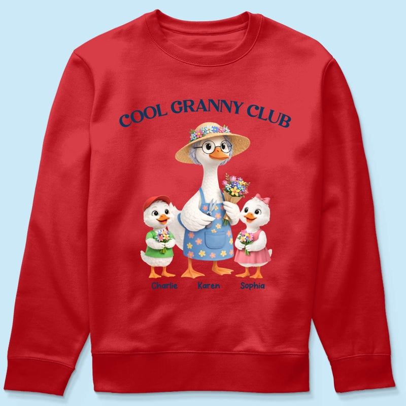 Cool Granny Club - Personalized Shirt - Heartfelt Gift For Grandma