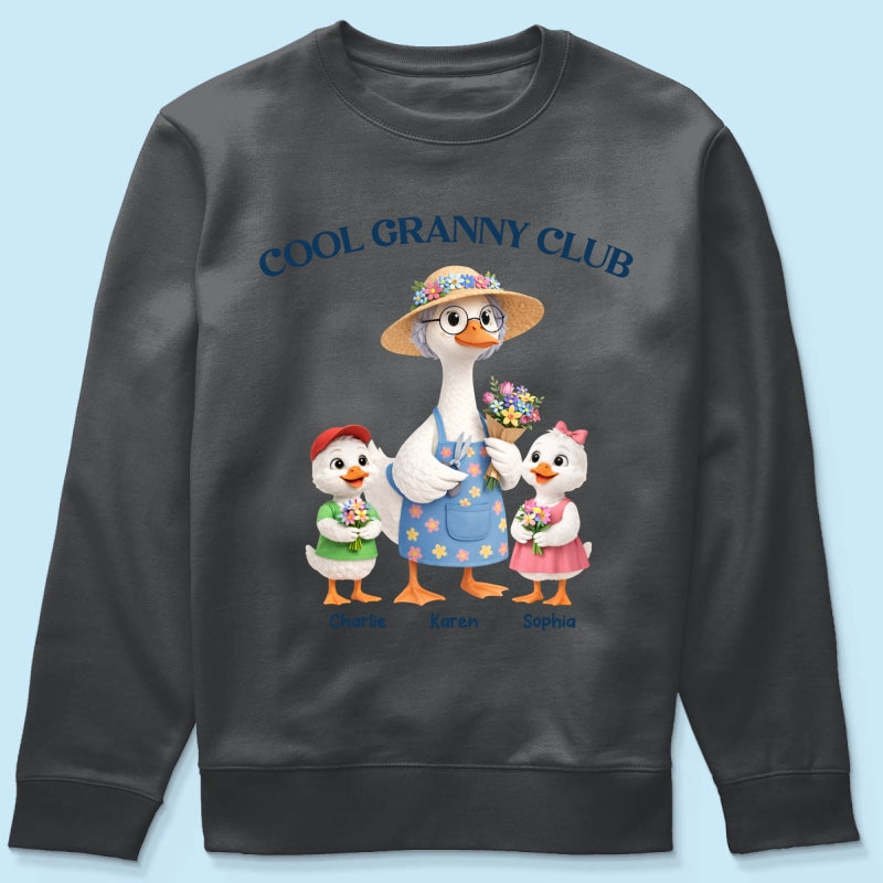 Cool Granny Club - Personalized Shirt - Heartfelt Gift For Grandma