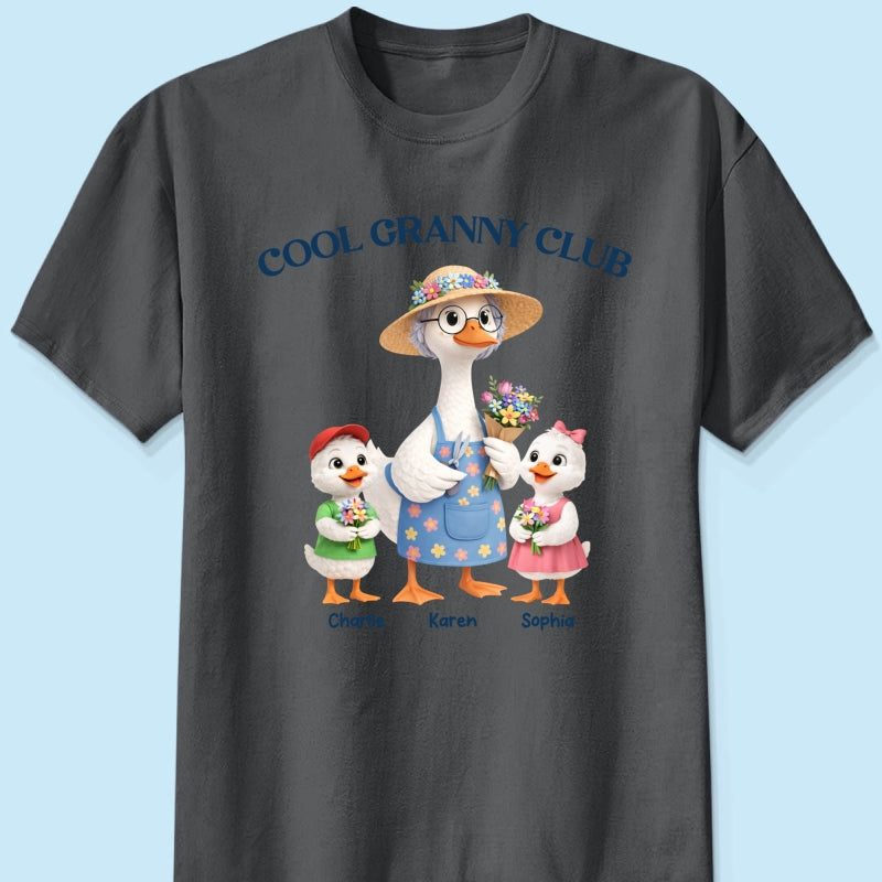 Cool Granny Club - Personalized Shirt - Heartfelt Gift For Grandma