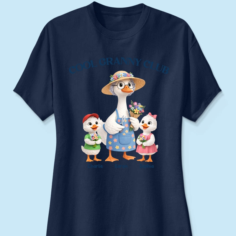 Cool Granny Club - Personalized Shirt - Heartfelt Gift For Grandma