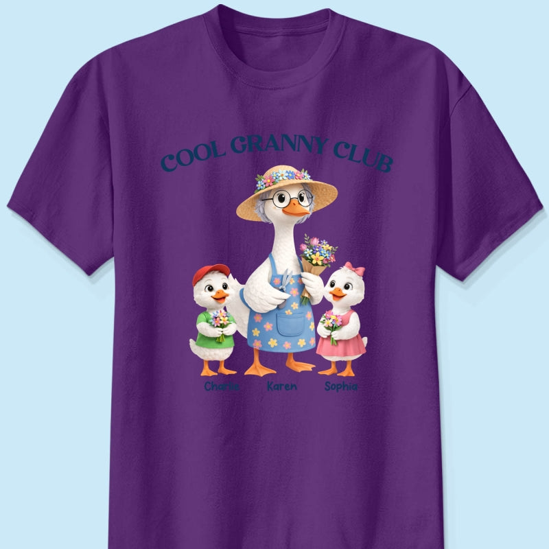 Cool Granny Club - Personalized Shirt - Heartfelt Gift For Grandma
