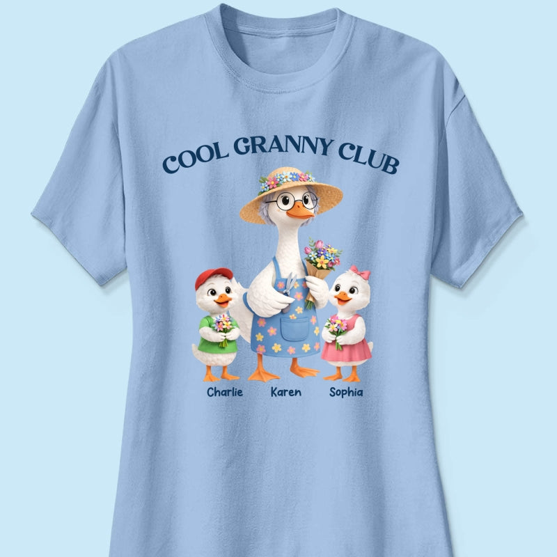 Cool Granny Club - Personalized Shirt - Heartfelt Gift For Grandma