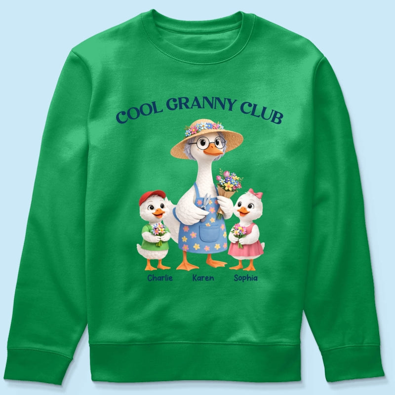Cool Granny Club - Personalized Shirt - Heartfelt Gift For Grandma