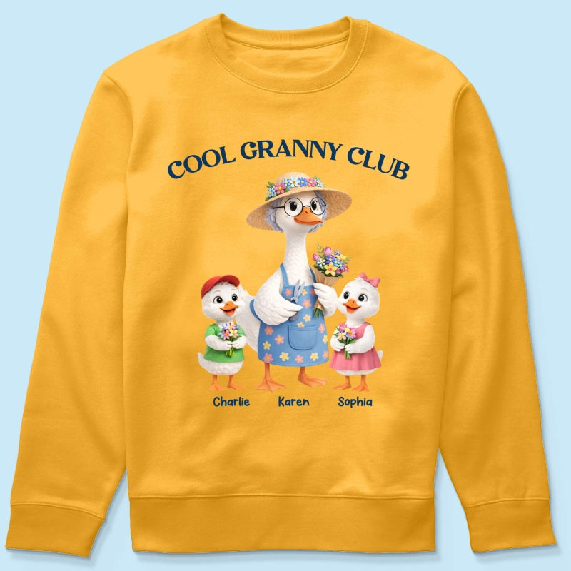 Cool Granny Club - Personalized Shirt - Heartfelt Gift For Grandma