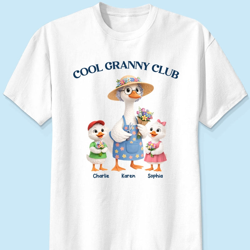 Cool Granny Club - Personalized Shirt - Heartfelt Gift For Grandma