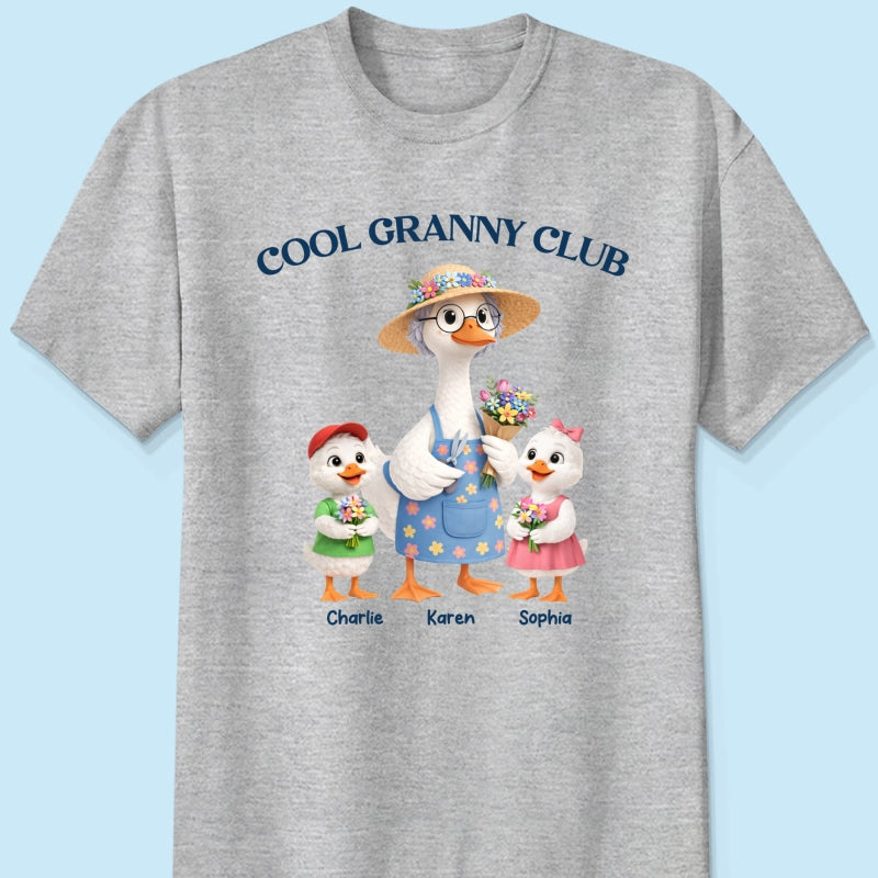 Cool Granny Club - Personalized Shirt - Heartfelt Gift For Grandma