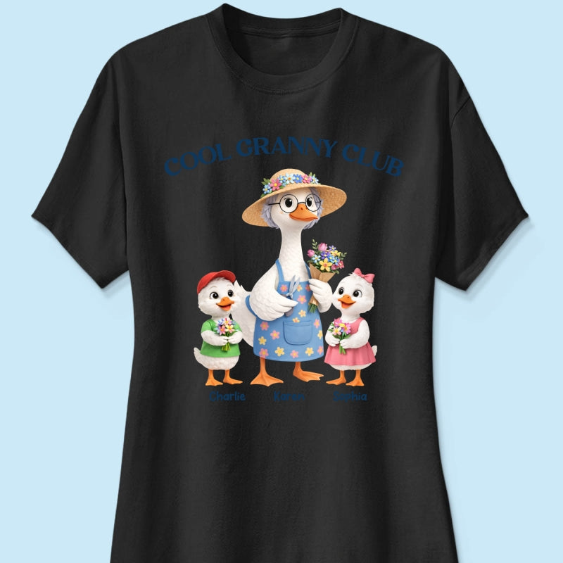 Cool Granny Club - Personalized Shirt - Heartfelt Gift For Grandma