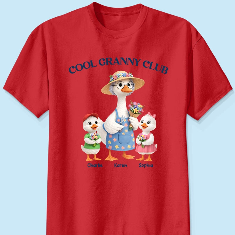 Cool Granny Club - Personalized Shirt - Heartfelt Gift For Grandma