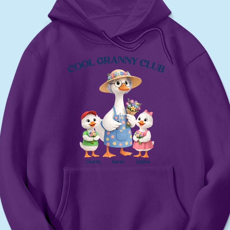 Cool Granny Club - Personalized Shirt - Heartfelt Gift For Grandma