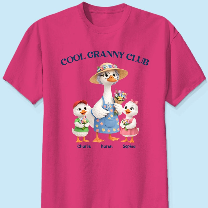 Cool Granny Club - Personalized Shirt - Heartfelt Gift For Grandma