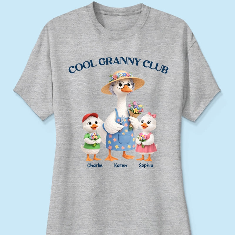 Cool Granny Club - Personalized Shirt - Heartfelt Gift For Grandma