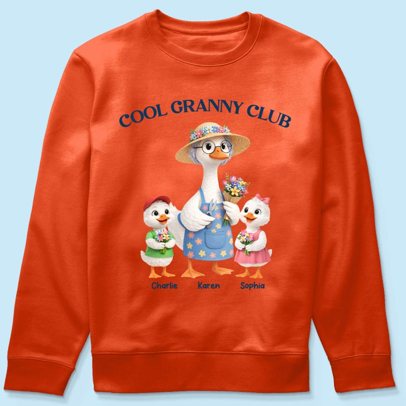 Cool Granny Club - Personalized Shirt - Heartfelt Gift For Grandma