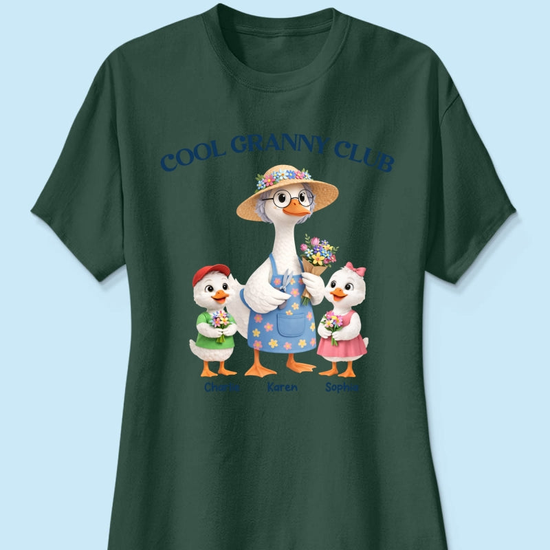 Cool Granny Club - Personalized Shirt - Heartfelt Gift For Grandma