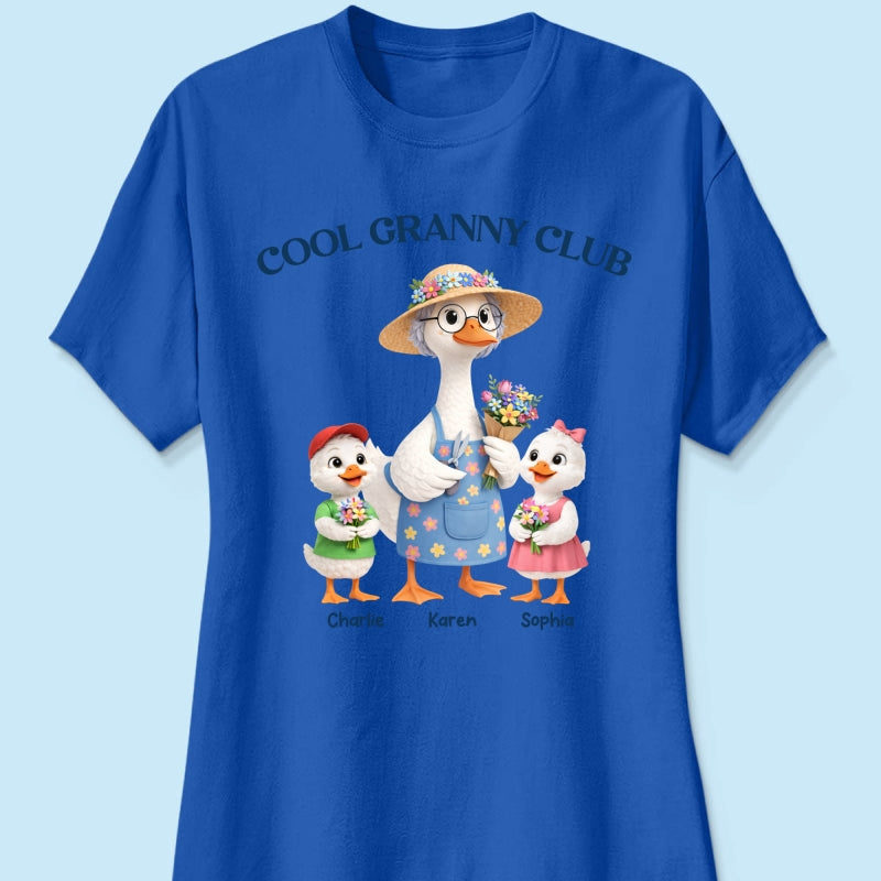Cool Granny Club - Personalized Shirt - Heartfelt Gift For Grandma