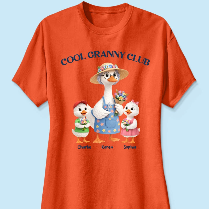 Cool Granny Club - Personalized Shirt - Heartfelt Gift For Grandma