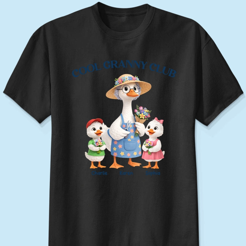 Cool Granny Club - Personalized Shirt - Heartfelt Gift For Grandma