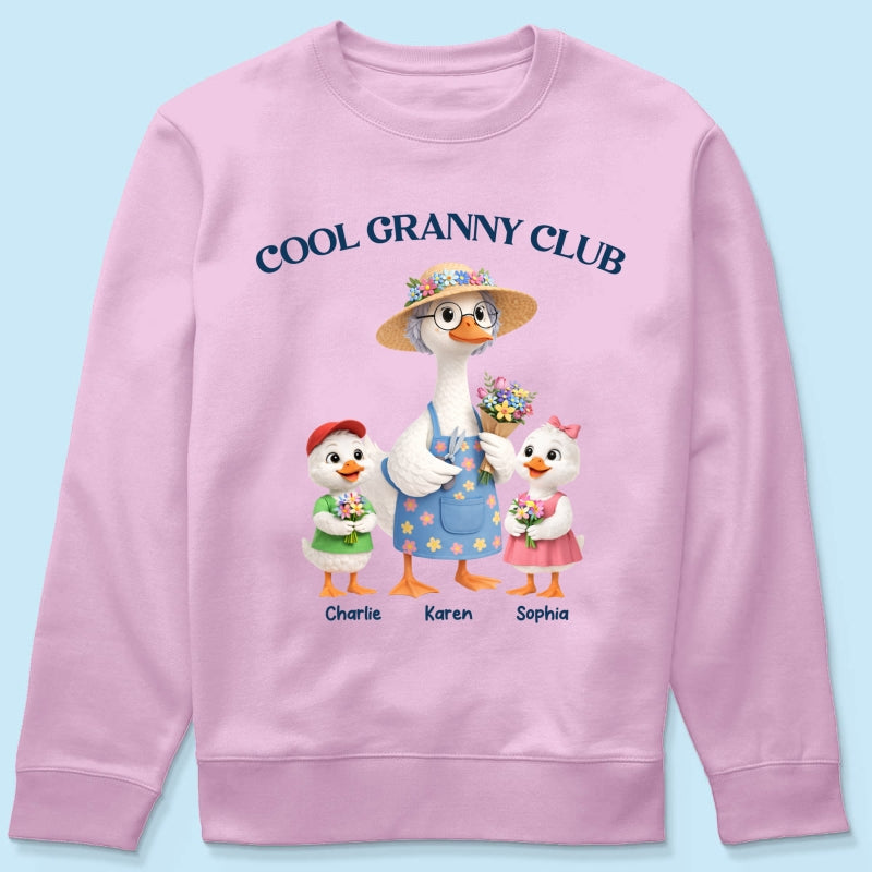 Cool Granny Club - Personalized Shirt - Heartfelt Gift For Grandma