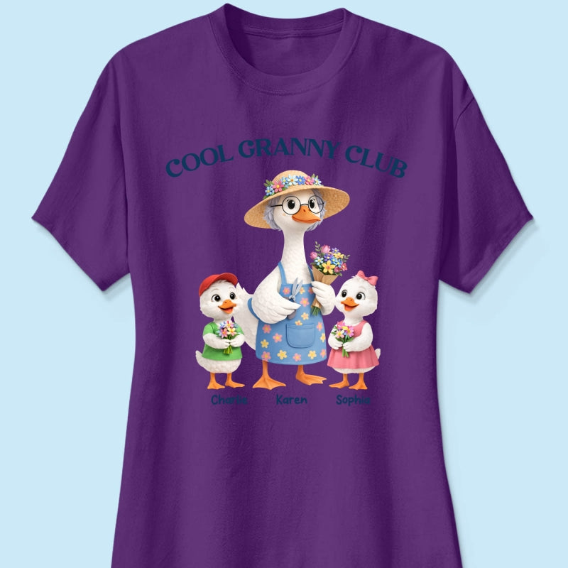 Cool Granny Club - Personalized Shirt - Heartfelt Gift For Grandma