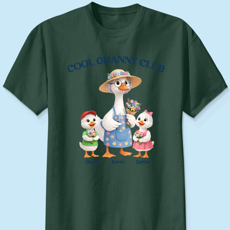 Cool Granny Club - Personalized Shirt - Heartfelt Gift For Grandma