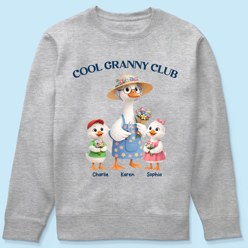 Cool Granny Club - Personalized Shirt - Heartfelt Gift For Grandma