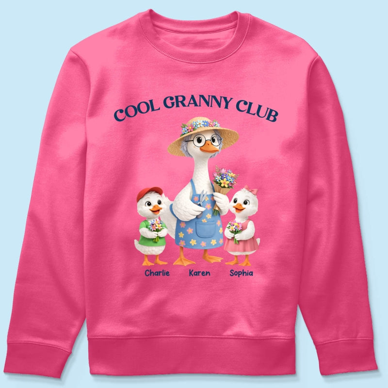 Cool Granny Club - Personalized Shirt - Heartfelt Gift For Grandma