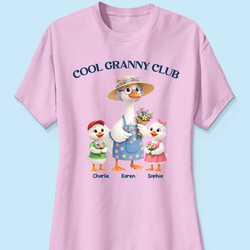 Cool Granny Club - Personalized Shirt - Heartfelt Gift For Grandma