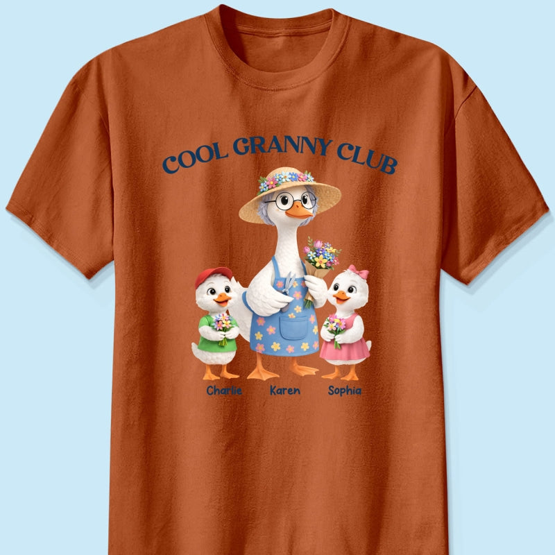 Cool Granny Club - Personalized Shirt - Heartfelt Gift For Grandma