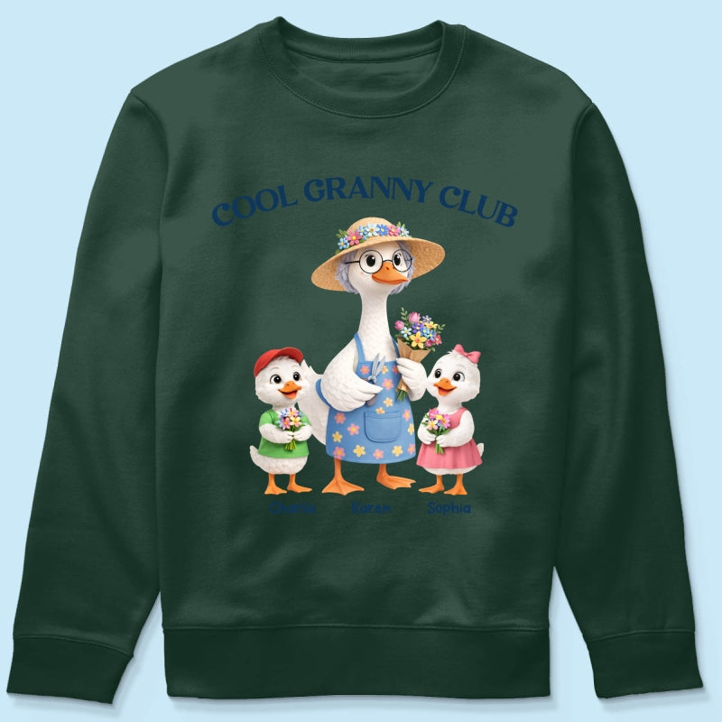 Cool Granny Club - Personalized Shirt - Heartfelt Gift For Grandma