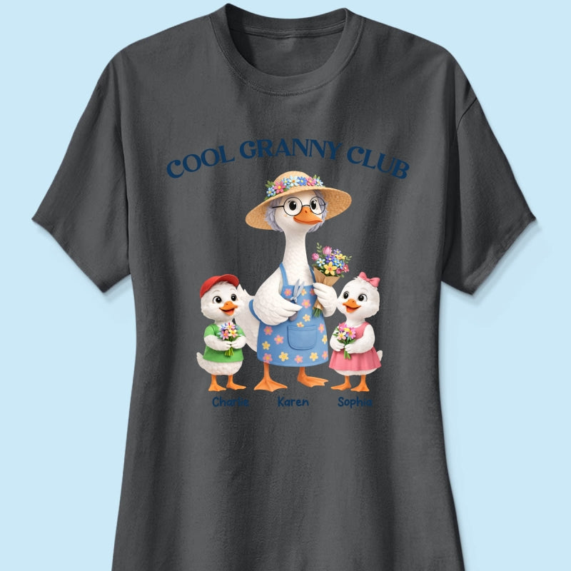 Cool Granny Club - Personalized Shirt - Heartfelt Gift For Grandma