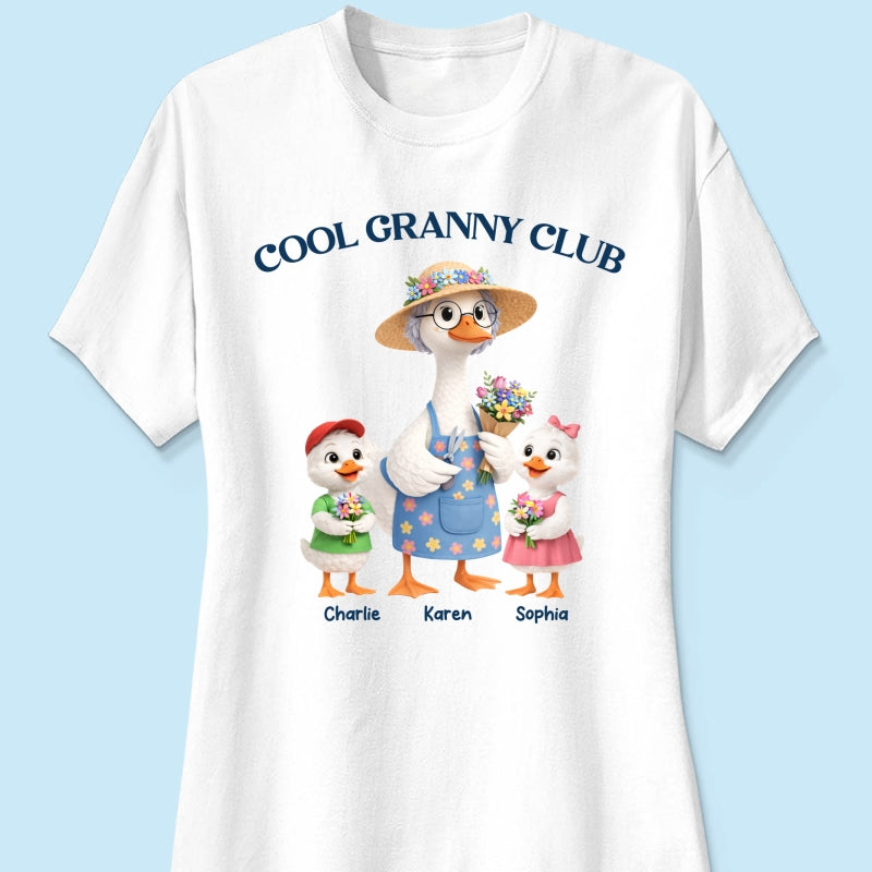 Cool Granny Club - Personalized Shirt - Heartfelt Gift For Grandma