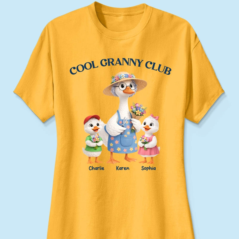 Cool Granny Club - Personalized Shirt - Heartfelt Gift For Grandma