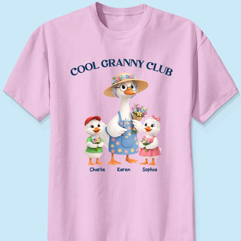 Cool Granny Club - Personalized Shirt - Heartfelt Gift For Grandma