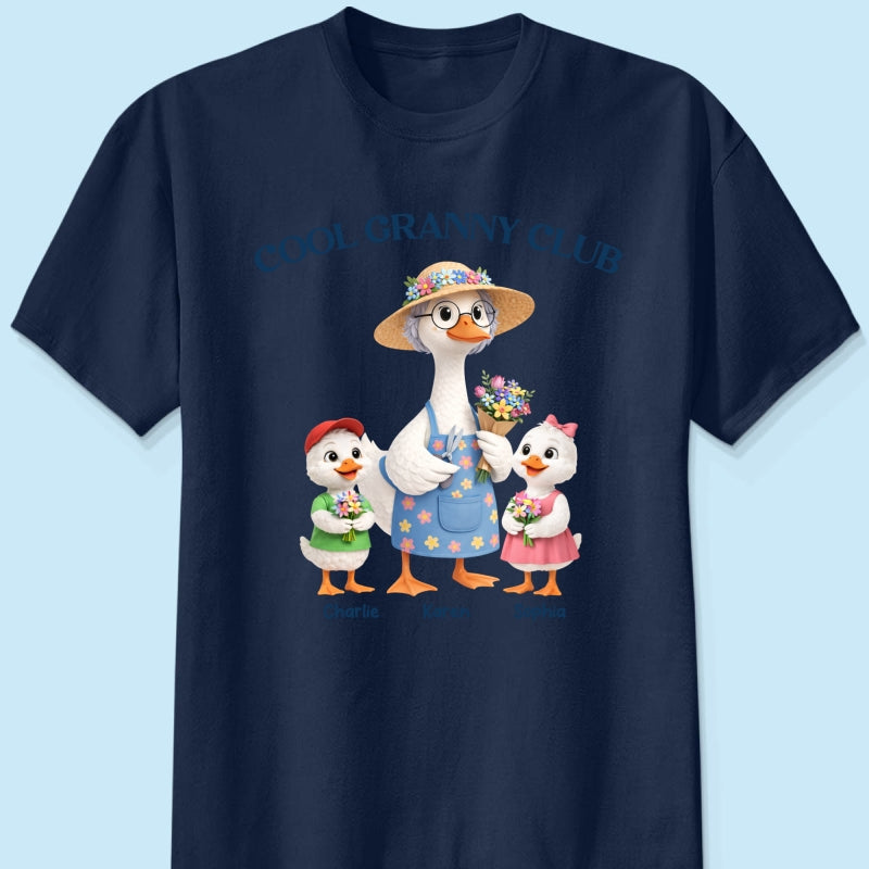 Cool Granny Club - Personalized Shirt - Heartfelt Gift For Grandma