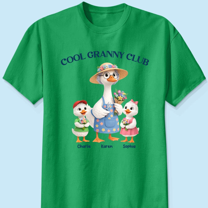 Cool Granny Club - Personalized Shirt - Heartfelt Gift For Grandma