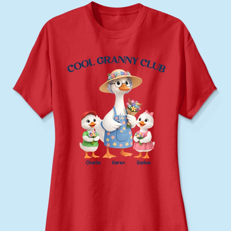 Cool Granny Club - Personalized Shirt - Heartfelt Gift For Grandma