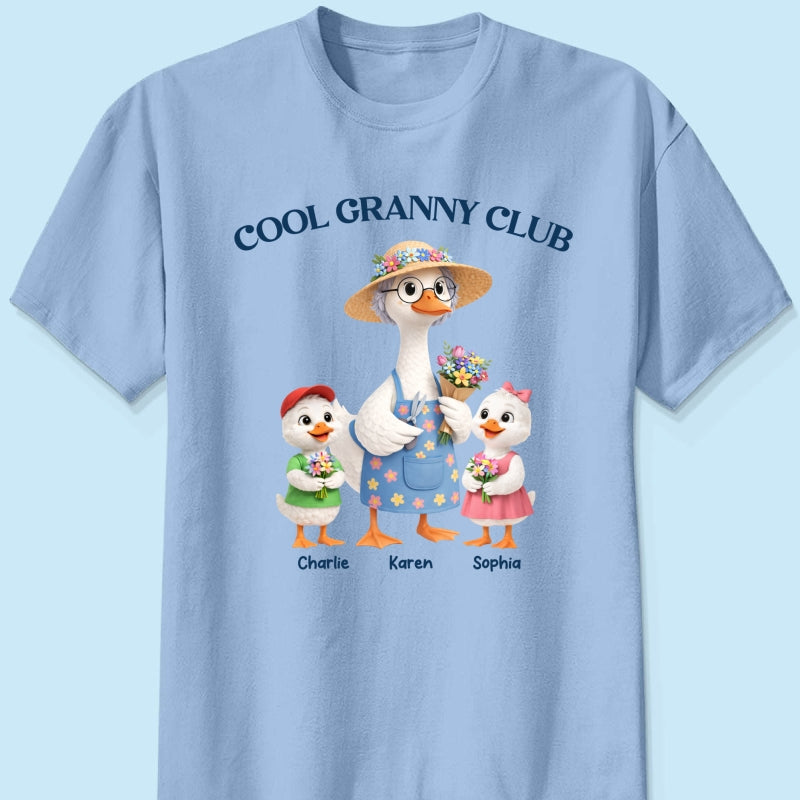 Cool Granny Club - Personalized Shirt - Heartfelt Gift For Grandma