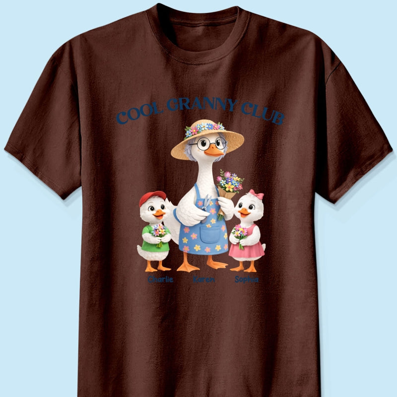 Cool Granny Club - Personalized Shirt - Heartfelt Gift For Grandma