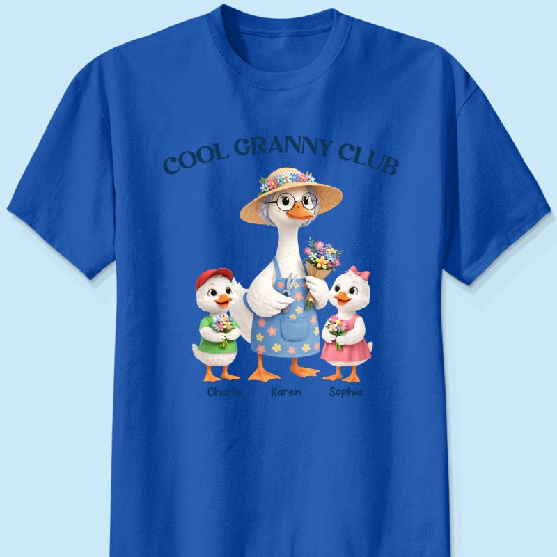 Cool Granny Club - Personalized Shirt - Heartfelt Gift For Grandma