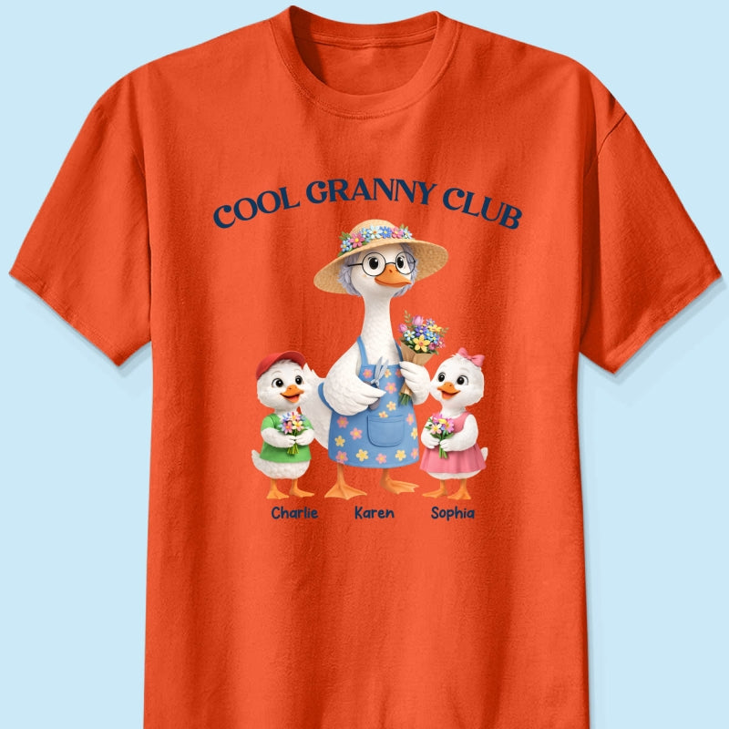 Cool Granny Club - Personalized Shirt - Heartfelt Gift For Grandma
