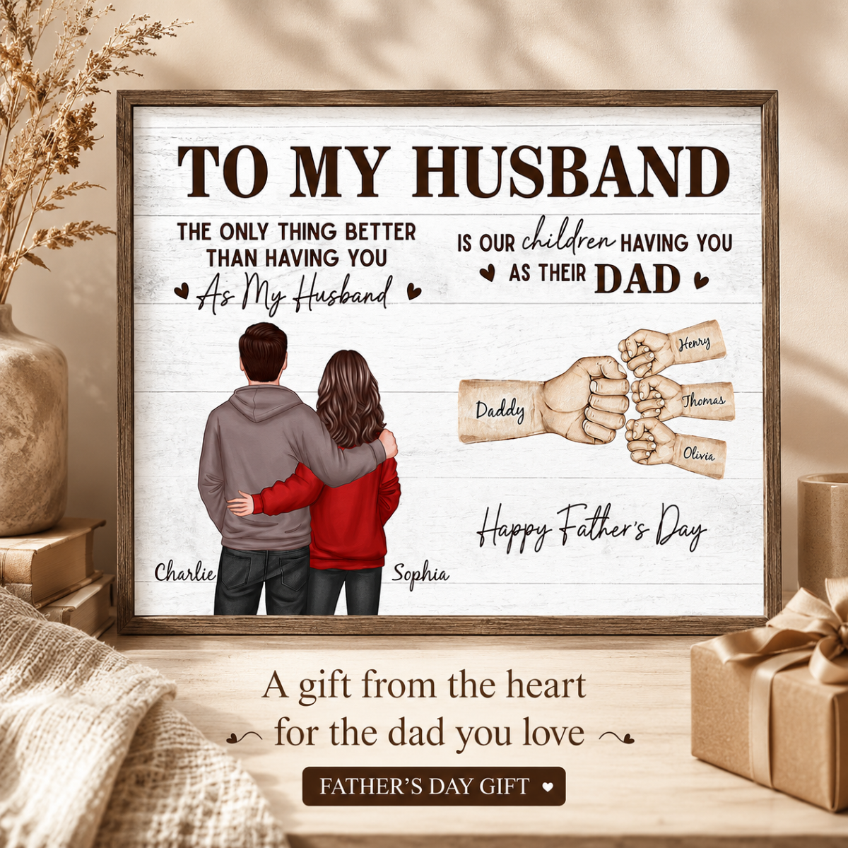 The Only Thing Better Than Having You As Husband - Personalized Poster - Heartfelt Father's Day Gift For Husband, Dad