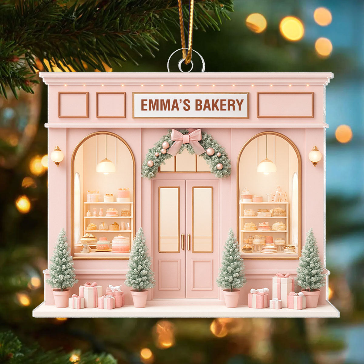 Every Day Smells Like Fresh Bread – Personalized Acrylic Ornament – Perfect Gift for Bakery Owners